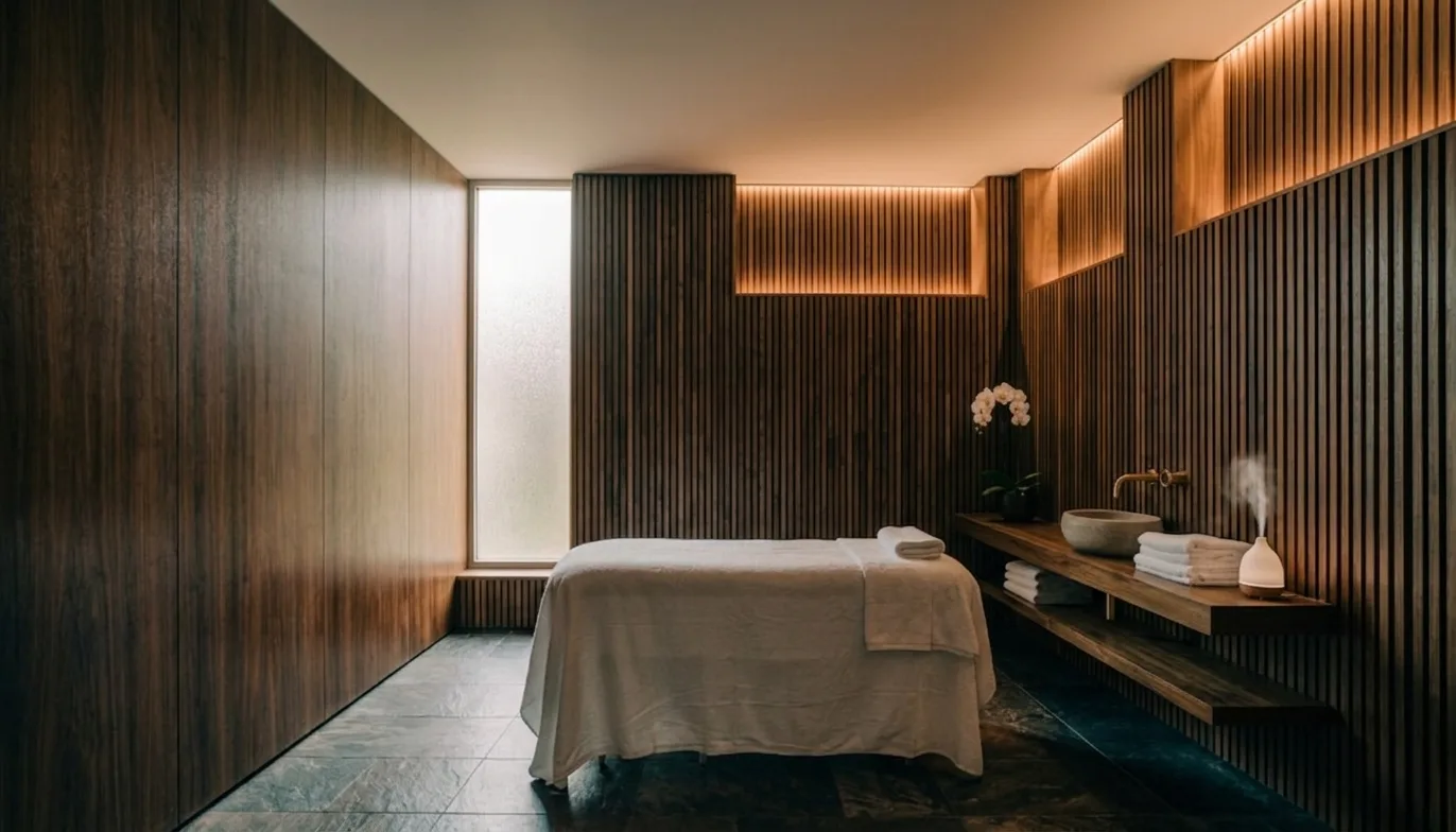 Zona spa y tratamientos — Véline Interiors